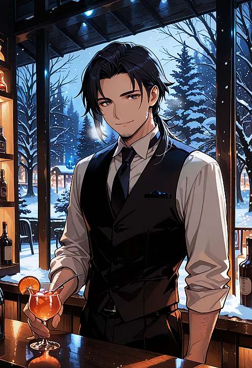 女儿画全家福一家三口