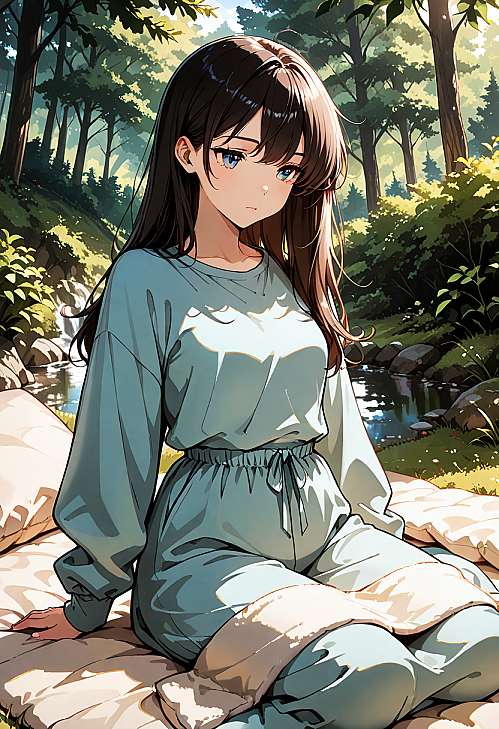 她在原点欣赏