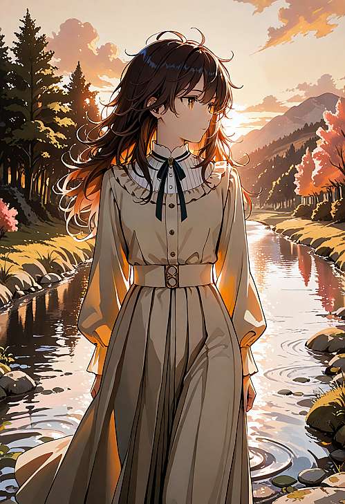 微风归栖莫野时